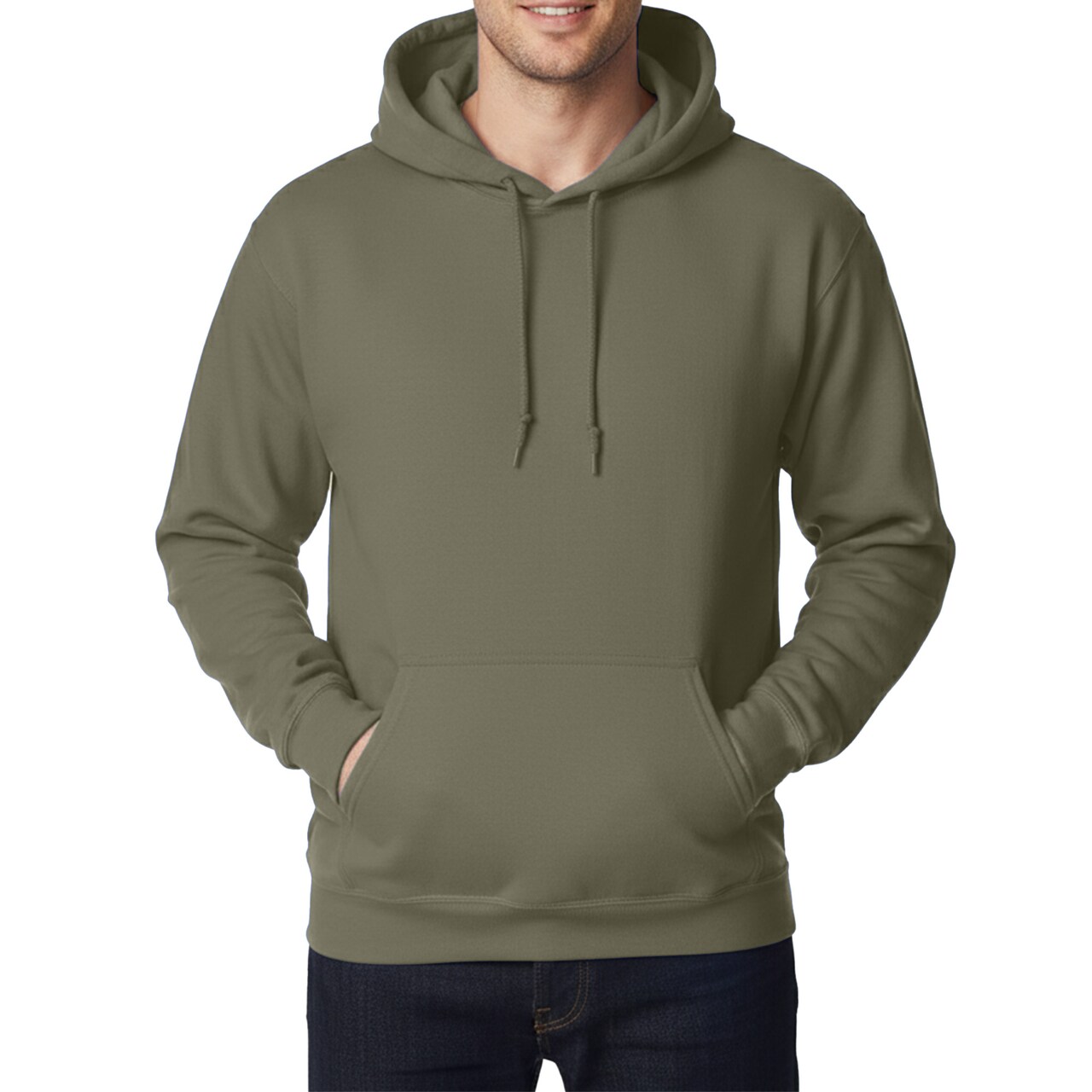 Gildan Unisex Fleece Hooded Sweatshirt 18500, Pullover Hoodie for Arts & Craft